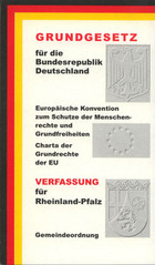 Bild Grundgesetz für die Bundesrepublik Deutschland - Verfassung für Rheinland-Pfalz