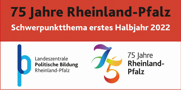 Banner 75 Jahre Rheinland-Pfalz